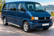 Volkswagen T4 Caravelle/Multivan 1990–2003 Side steps Shining V1 (2 st., aluminium) foto 1