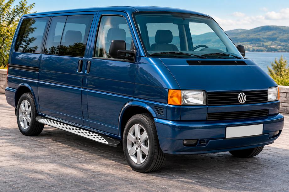 Volkswagen T4 Caravelle/Multivan 1990–2003 Side steps Shining V1 (2 st., aluminium) Image