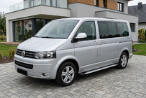 Volkswagen T5 2010–2015 Side steps Shining V1 (2 st., aluminium) Korte wielbasis foto 1