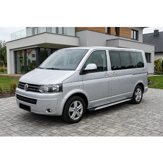 Side steps Shining V1 (2 st., aluminium) Volkswagen T5 2010–2015 foto 1