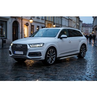 Side steps Shining V1 (2 st., aluminium) Audi Q7 2015–2026 foto 1