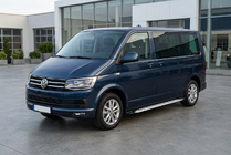 Volkswagen T6 2015–2024 Side steps Shining V1 (2 st., aluminium) Korte wielbasis foto 1