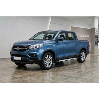 Side steps Shining V1 (2 st., aluminium) SsangYong Musso II 2018– foto 1