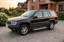 Jeep Grand Cherokee WJ 1999–2004 Zijdrempels Vision New Grey (set van 2, aluminium) foto 1