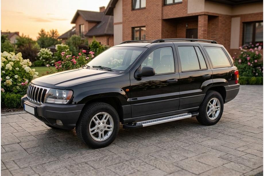 Jeep Grand Cherokee WJ 1999–2004 Zijdrempels Vision New Grey (set van 2, aluminium) Image