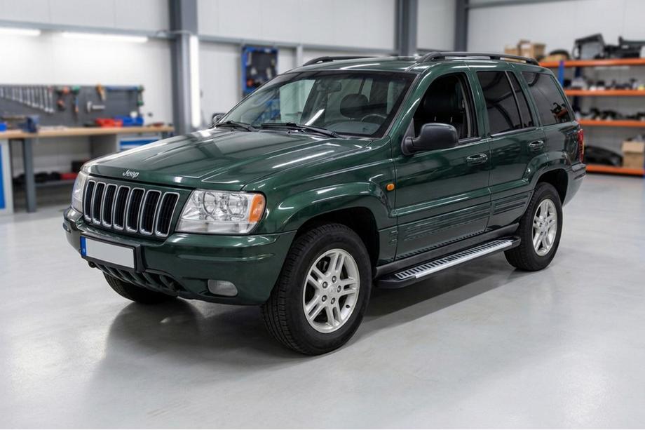 Jeep Grand Cherokee WJ 1999–2004 Side steps Line (2 stuks, aluminium) Image
