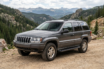 Jeep Grand Cherokee WJ 1999–2004 Allmond Black side steps (2 st., aluminium) foto 1