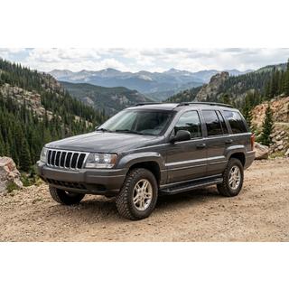 Allmond Black side steps (2 st., aluminium) Jeep Grand Cherokee WJ 1999–2004 foto 1