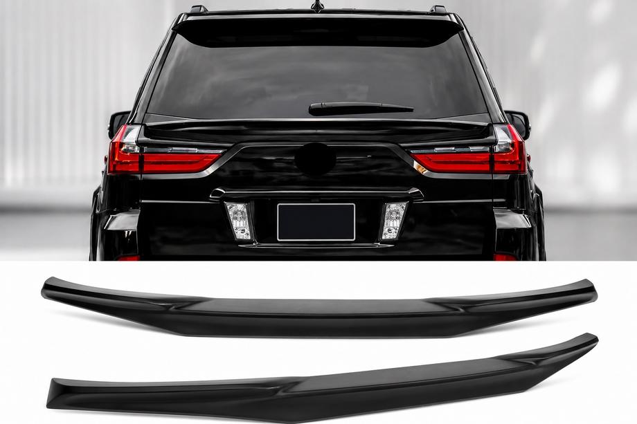Lexus LX570/450d 2008–2022 Onder spoiler V2 (2016-2023) Zwarte kleur Image