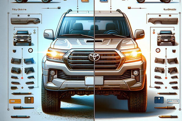 Origineel vs. replica bodykits voor Toyota Land Cruiser 200: wat is beter?