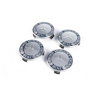 Velgnaafdoppen 71/75 mm zonder ring (4 stuks, blauw V1) foto 1