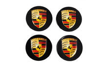 Porsche Naafdoppen voor velgen 76/71 mm zwart (4 st.) foto 2