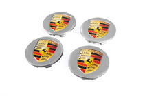 Porsche Naafdoppen voor velgen 76/71 mm grijs (4 stuks) foto 1