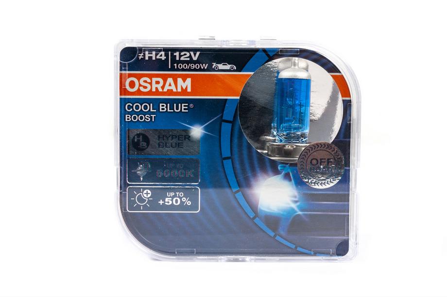Osram H4 100/90W Cool Blue Hyper 62193CBB koplamplampen (2 stuks) Image