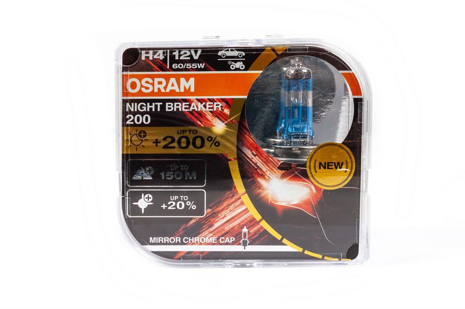 Osram H4 koplamplamp 60/55W Night Breaker Laser +200% 64193NBL200 Image