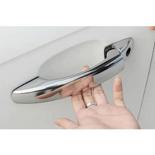 Deurgreepcovers zonder knoppen (4 stuks, roestvrij staal) Audi Q5 2008–2017 foto 2