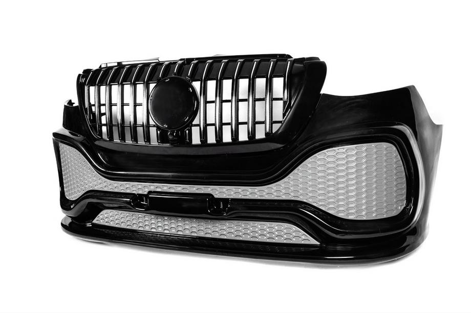 Mercedes Sprinter W907/W910 2018– Voorbumper met grille (polypropyleen, overspuitbaar) Foto 5