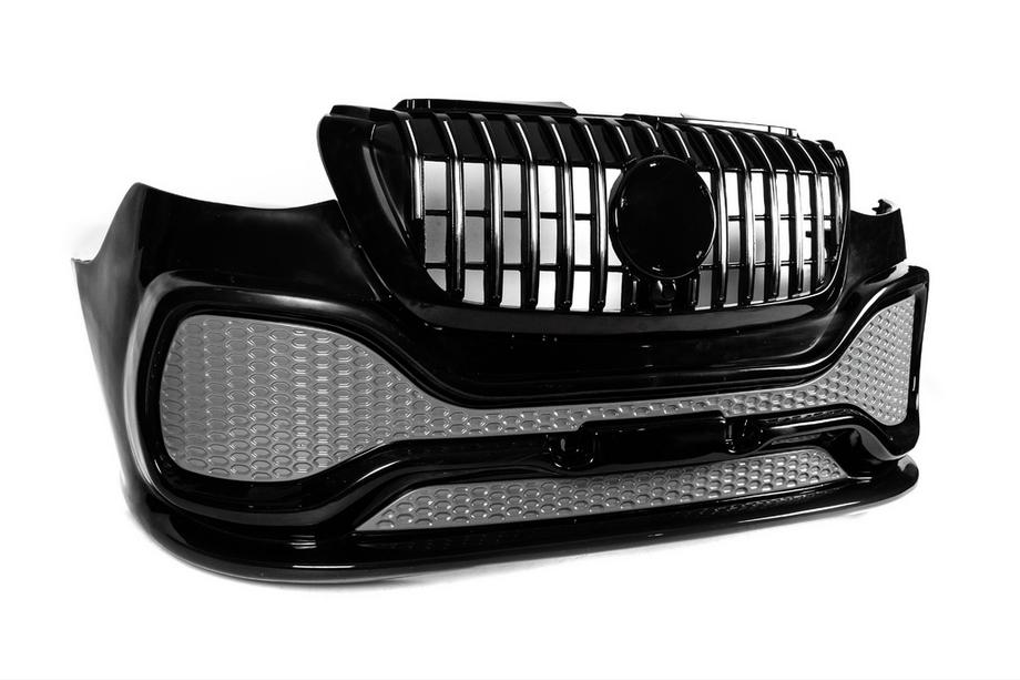 Mercedes Sprinter W907/W910 2018– Voorbumper met grille (polypropyleen, overspuitbaar) Foto 3