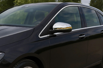 Mercedes B-Klasse W247 2019– RVS spiegelkappen (2 stuks) foto 1