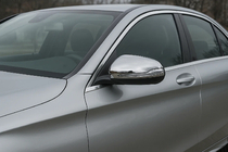Mercedes C-klasse W205 2014–2021 RVS spiegelkappen (2 stuks) foto 1