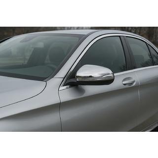 RVS spiegelkappen (2 stuks) Mercedes C-klasse W205 2014–2021 foto 1