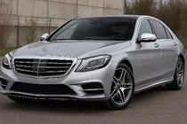 Mercedes S-Class W222 2013–2022 RVS spiegelkappen (2 stuks) foto 3