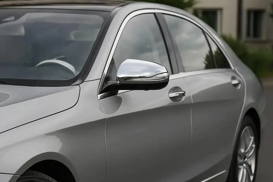 Mercedes S-Class W222 2013–2022 RVS spiegelkappen (2 stuks) Image