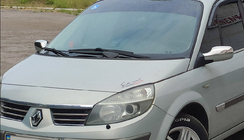 Renault Scenic/Grand 2003–2009 RVS grillijsten (set 4 stuks) foto 3