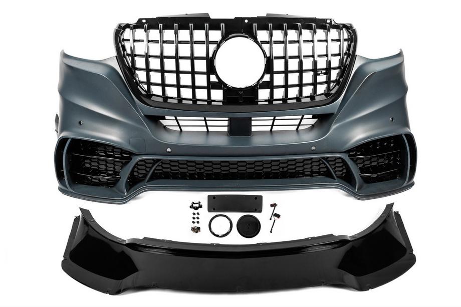 Mercedes Sprinter W907/W910 2018– Voorbumper met grille V2 (AMG) Foto 10
