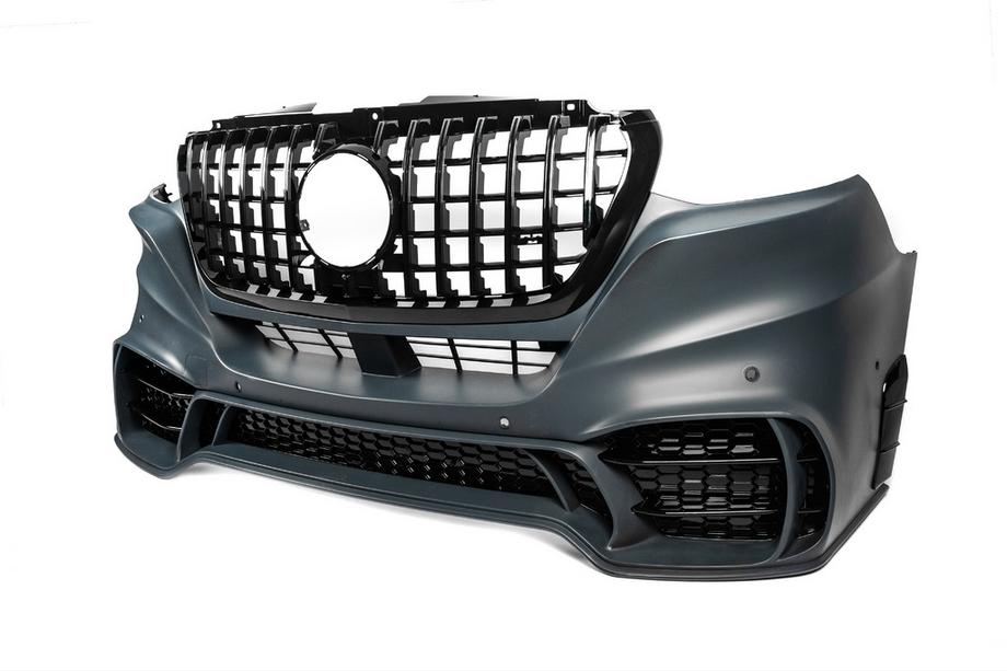 Mercedes Sprinter W907/W910 2018– Voorbumper met grille V2 (AMG) Foto 12