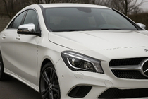 Mercedes CLA C117 2013–2019 RVS spiegelkappen (2 stuks) foto 3