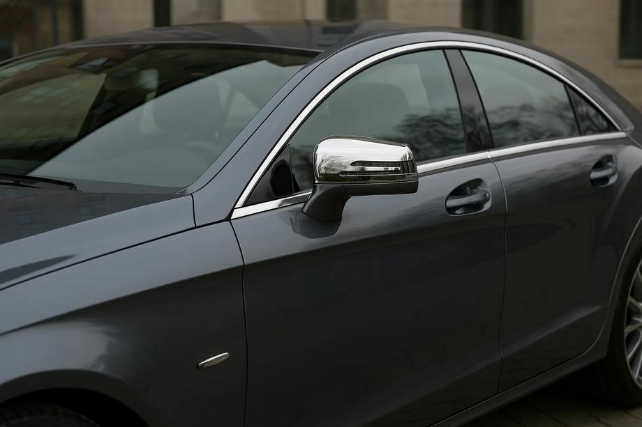 Mercedes CLS C218 2011–2018 RVS spiegelkappen (2 stuks) Image