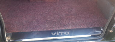 Mercedes Vito W638 1996–2003 Carmos V1 interieur instaplijsten (3 stuks, RVS) foto 6