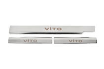 Mercedes Vito W638 1996–2003 Carmos V1 interieur instaplijsten (3 stuks, RVS) foto 3