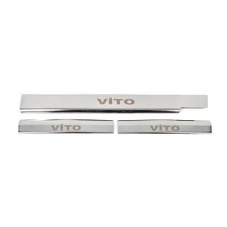 Carmos V1 interieur instaplijsten (3 stuks, RVS) Mercedes Vito W638 1996–2003 foto 3
