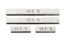 Fiat 500X 2014–2024 Dorpellijst set (4 stuks, RVS) foto 1