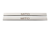 Alfa Romeo MiTo 2008–2018 Dorpellijsten (2 stuks, RVS) foto 1