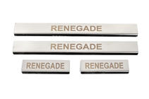 Jeep Renegade 2014– Dorpellijst set (4 stuks, RVS) foto 1