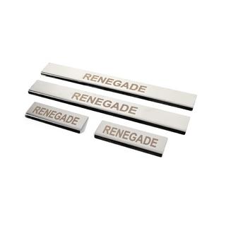 Dorpellijst set (4 stuks, RVS) Jeep Renegade 2014– foto 2