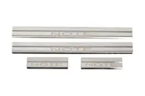 Nissan Note 2012–2020 Dorpellijst set (4 stuks, RVS) foto 1