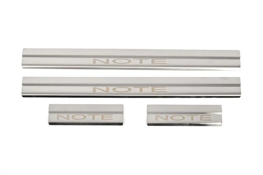 Nissan Note 2012–2020 Dorpellijst set (4 stuks, RVS) Image