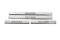 Nissan Navara 2006–2015 Dorpellijst set (4 stuks, RVS) foto 1