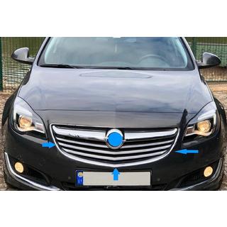 Grille sierlijsten (2014-2017, roestvrij staal) Opel Insignia 2008–2017 foto 3
