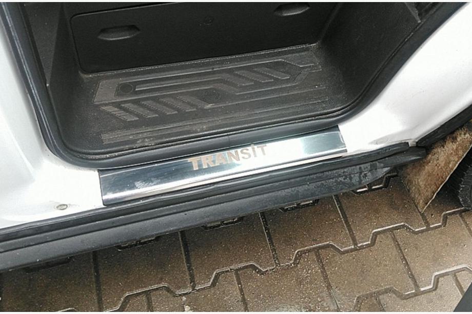 Ford Transit 2014– Dorpellijsten (2 stuks, RVS) Image