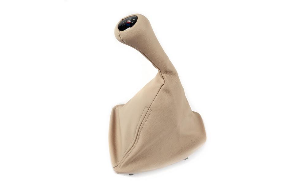 BMW 3-serie E90/E91 2005–2011 Pookknop en pookhoes 25118037308 beige (6-versnellingen) Foto 2