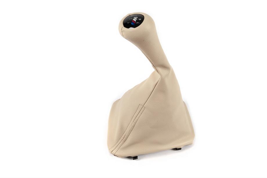 BMW 3 Serie E36 1990–2000 Pookhoes + pookknop OEM 5-versnellingen (beige) Image