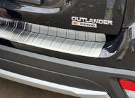 Mitsubishi Outlander 2012–2021 RVS achterbumperbeschermer 2015-2021 Carmos (RVS) foto 3
