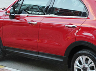 Fiat 500X 2014–2024 RVS raamomlijsting (4 stuks) foto 3