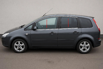Ford C-Max 2004–2010 RVS raamomlijsting (4 stuks) foto 1