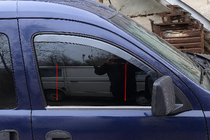 Opel Combo 2002–2012 Ruitlijst (2 stuks, RVS) foto 1
